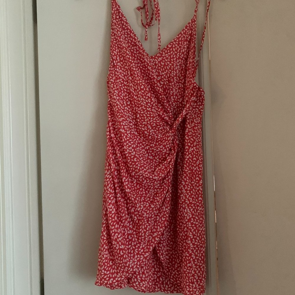 Orange Mini Tie Dress